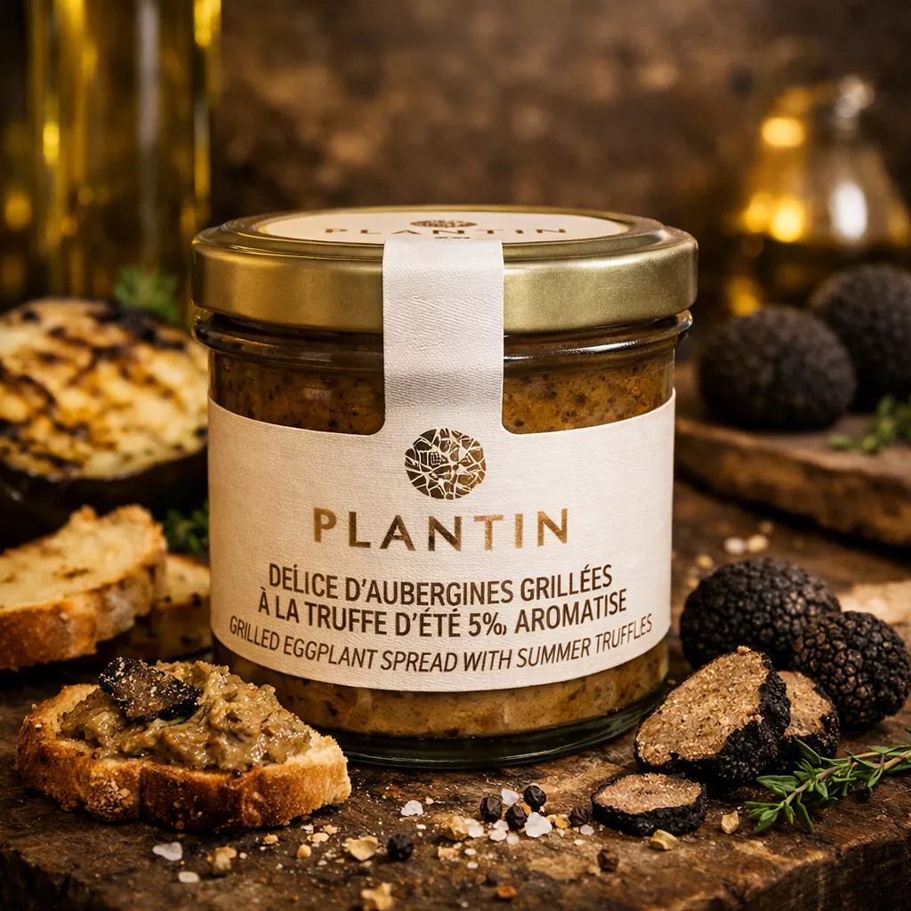 Délice d'aubergines grillées à la truffe d'été 5 %