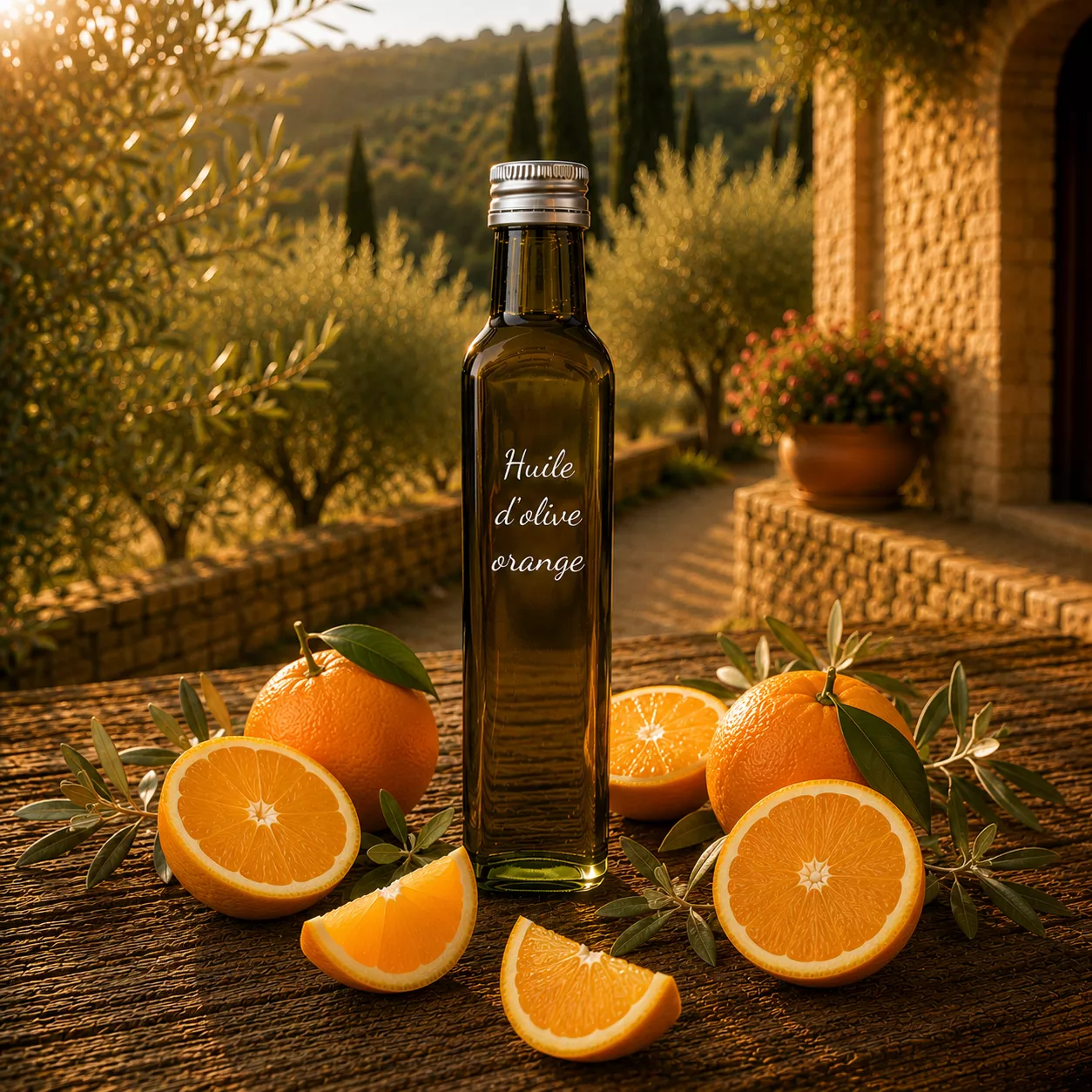Huile d’olive à l’orange 25 cl – Le Comptoir Gourmand