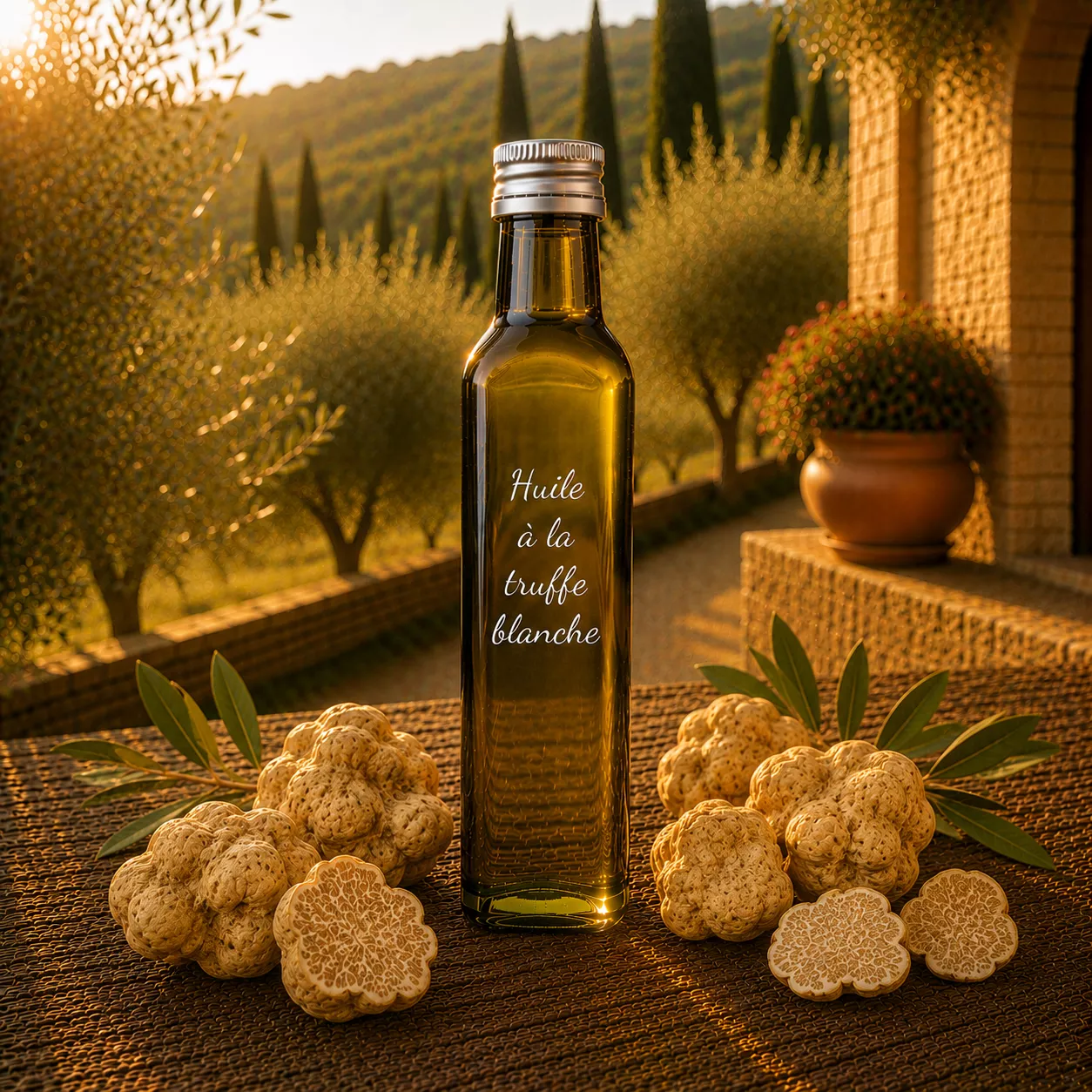 Huile à la truffe blanche 25 cl – Le Comptoir Gourmand