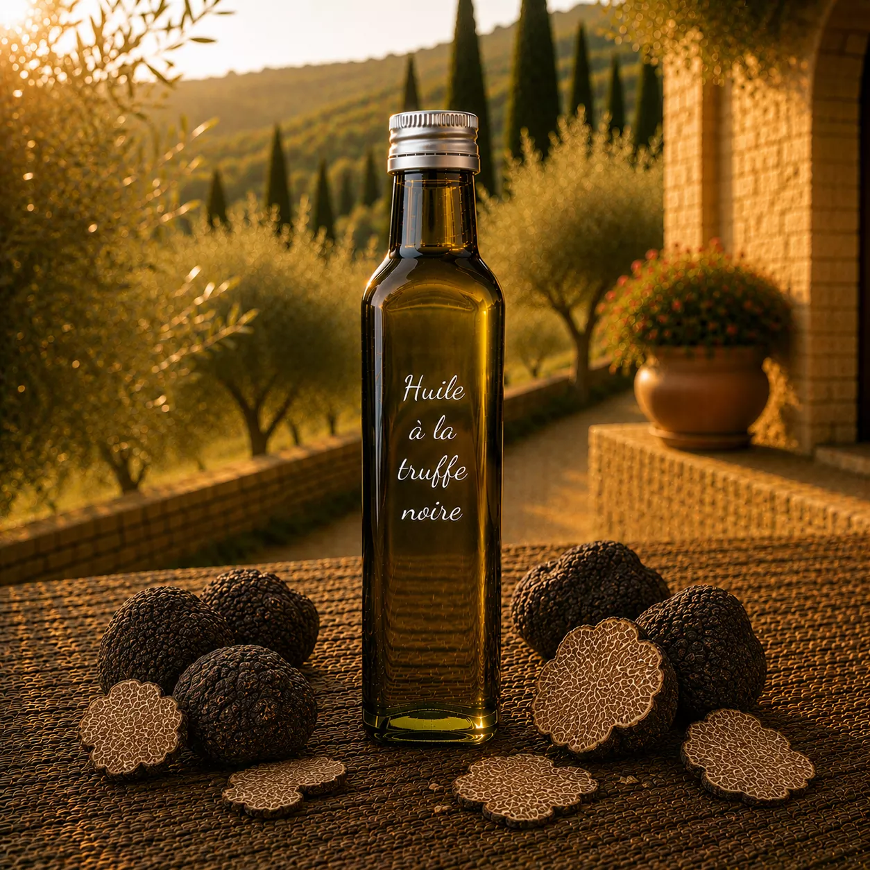 Huile à la truffe noire 25 cl – Le Comptoir Gourmand