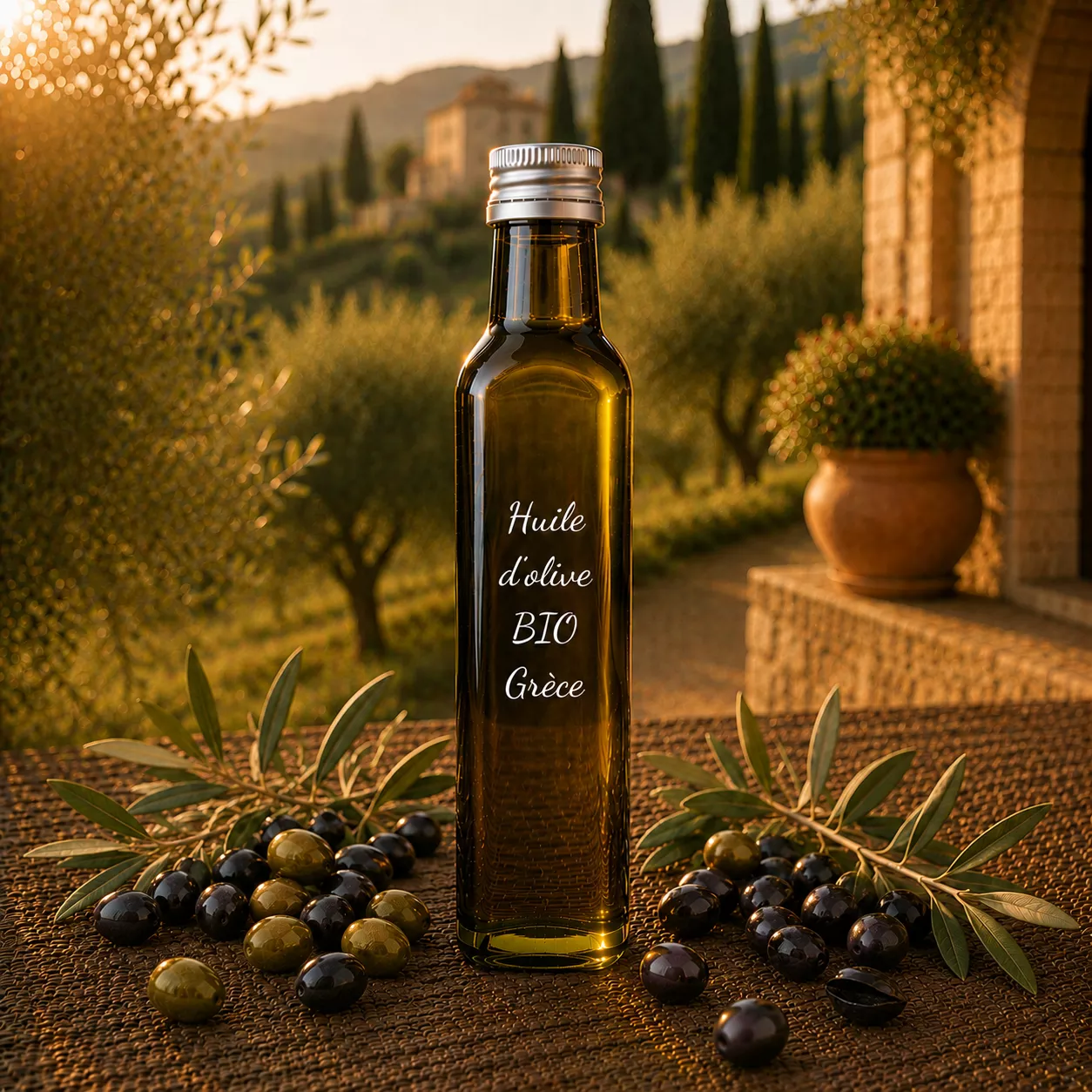 Huile d’olive BIO de Grèce 25 cl – Le Comptoir Gourmand
