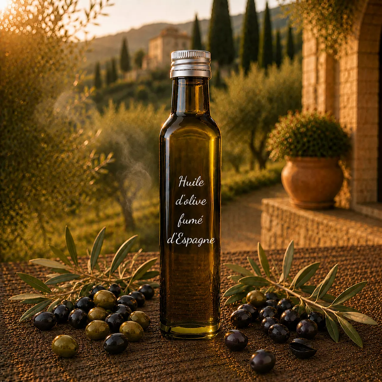 Huile d’olive fumée d’Espagne 25 cl – Le Comptoir Gourmand