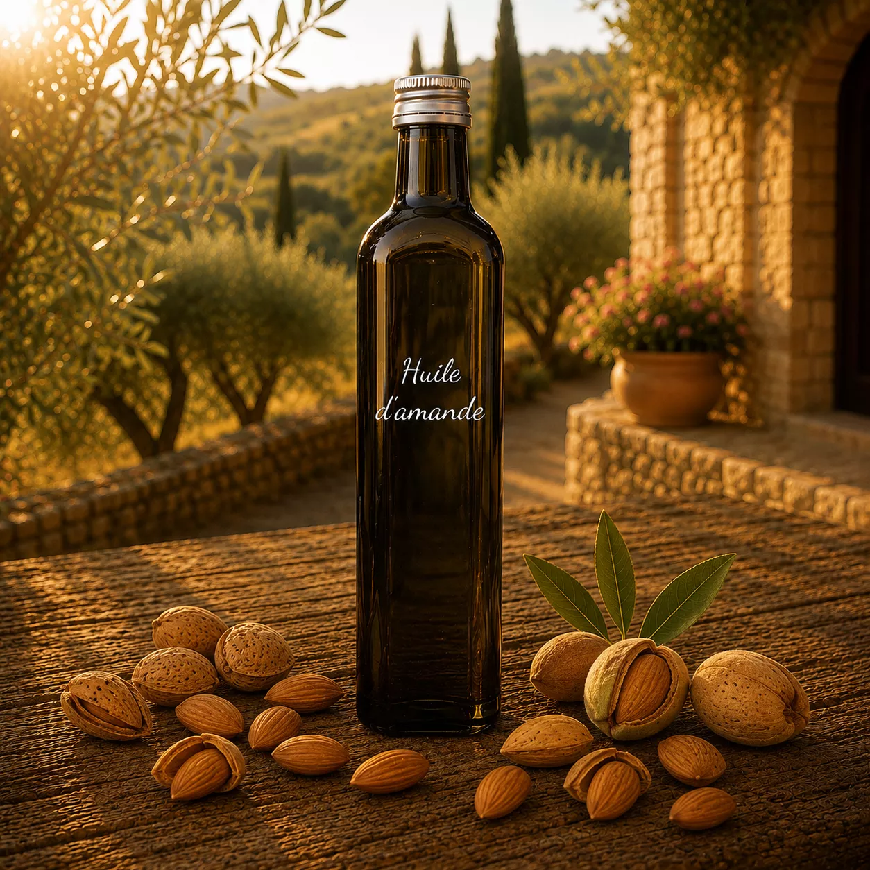 Huile d’amande 50 cl – Le Comptoir Gourmand