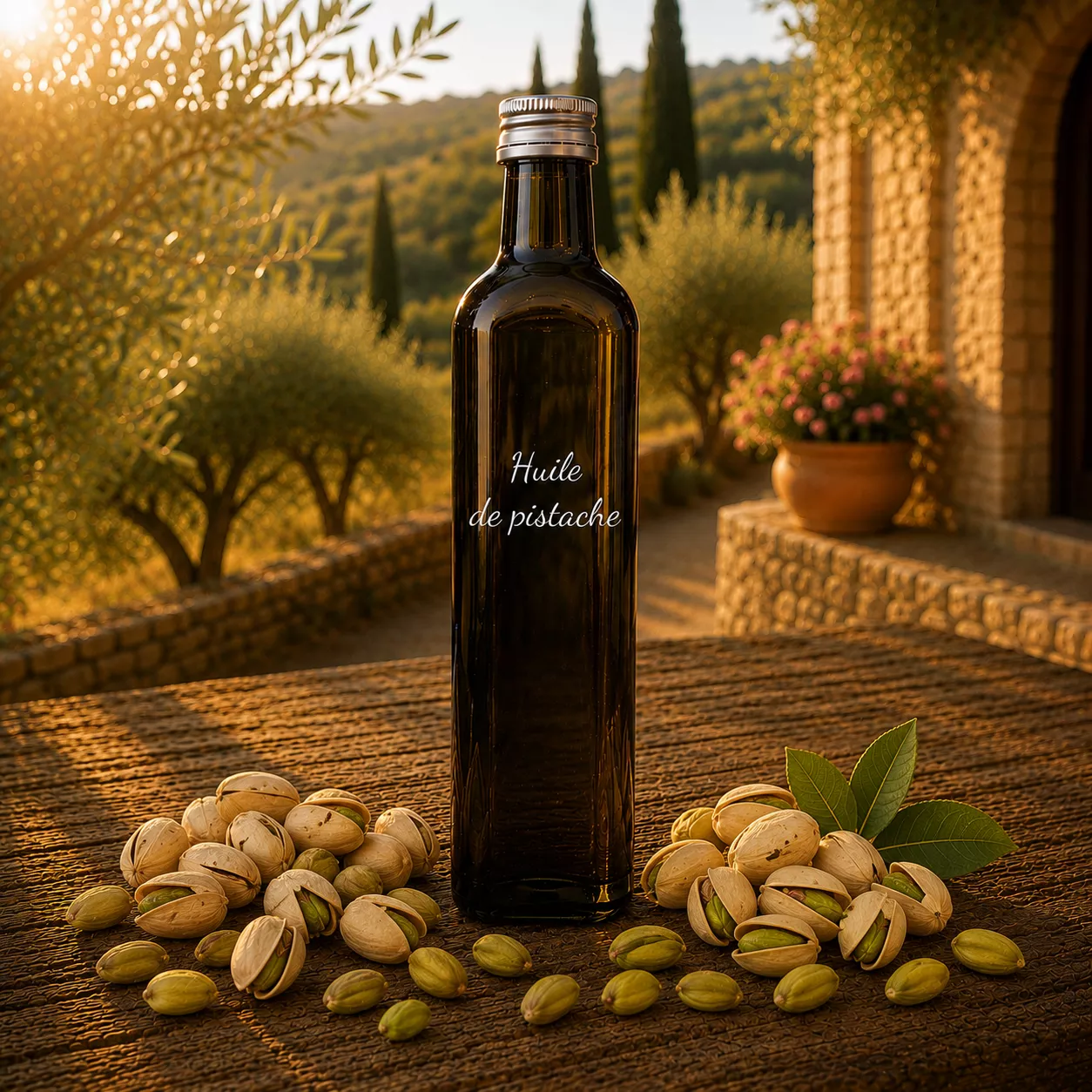 Huile de pistache 50 cl – Le Comptoir Gourmand