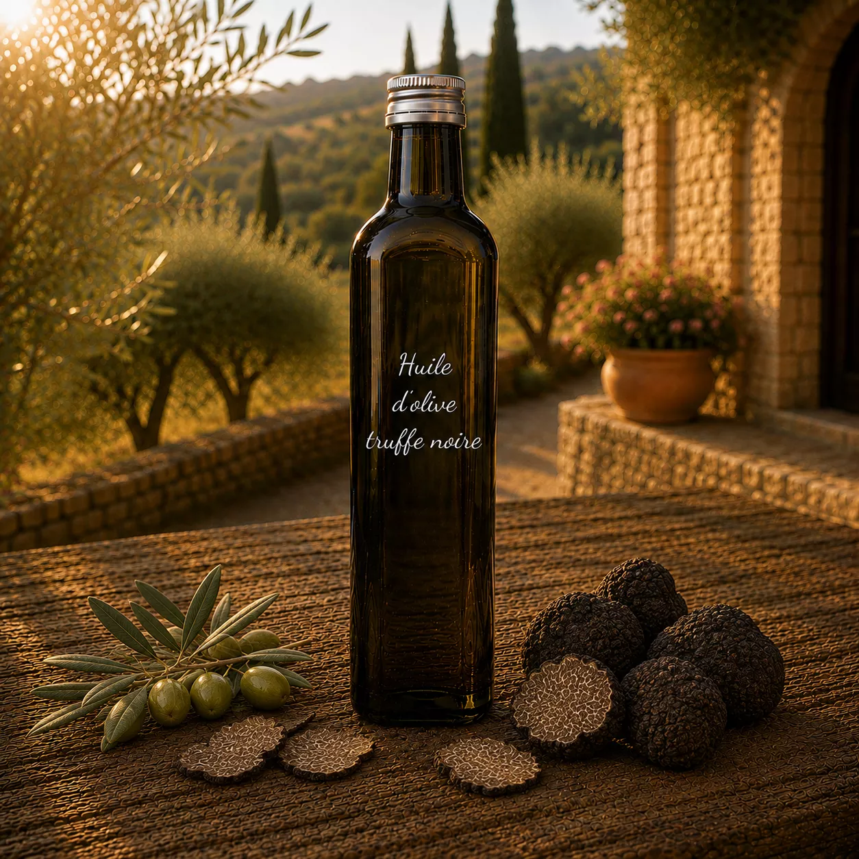 Huile d’olive truffe noire 50 cl – Le Comptoir Gourmand