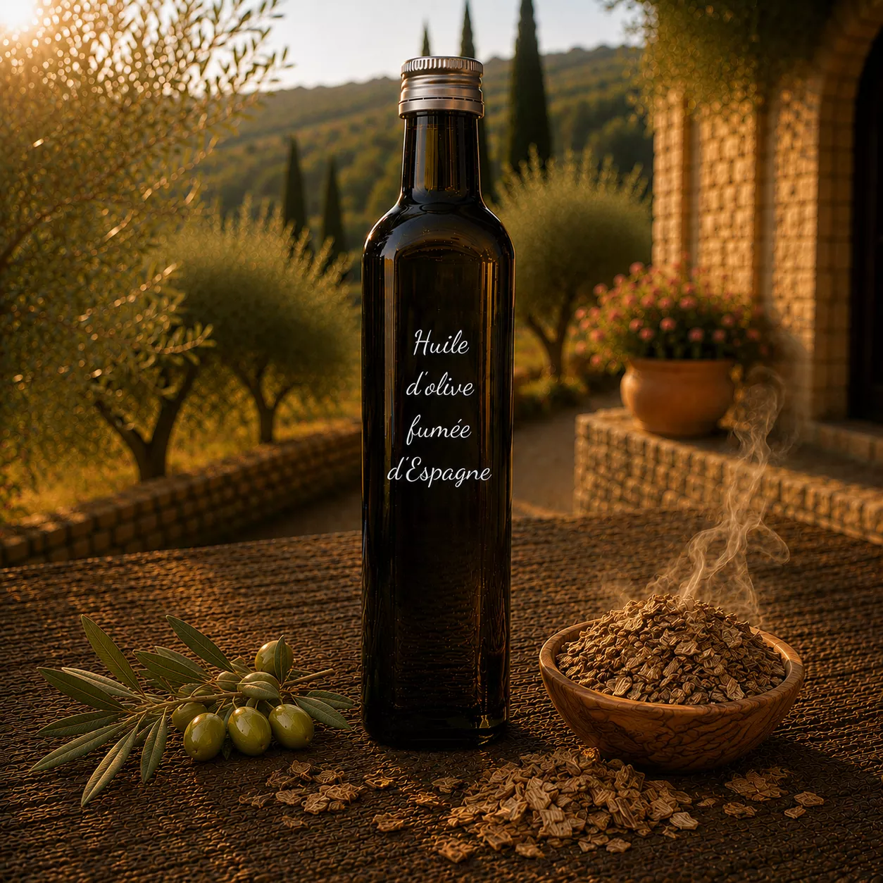 Huile d’olive fumée d’Espagne 50 cl – Le Comptoir Gourmand