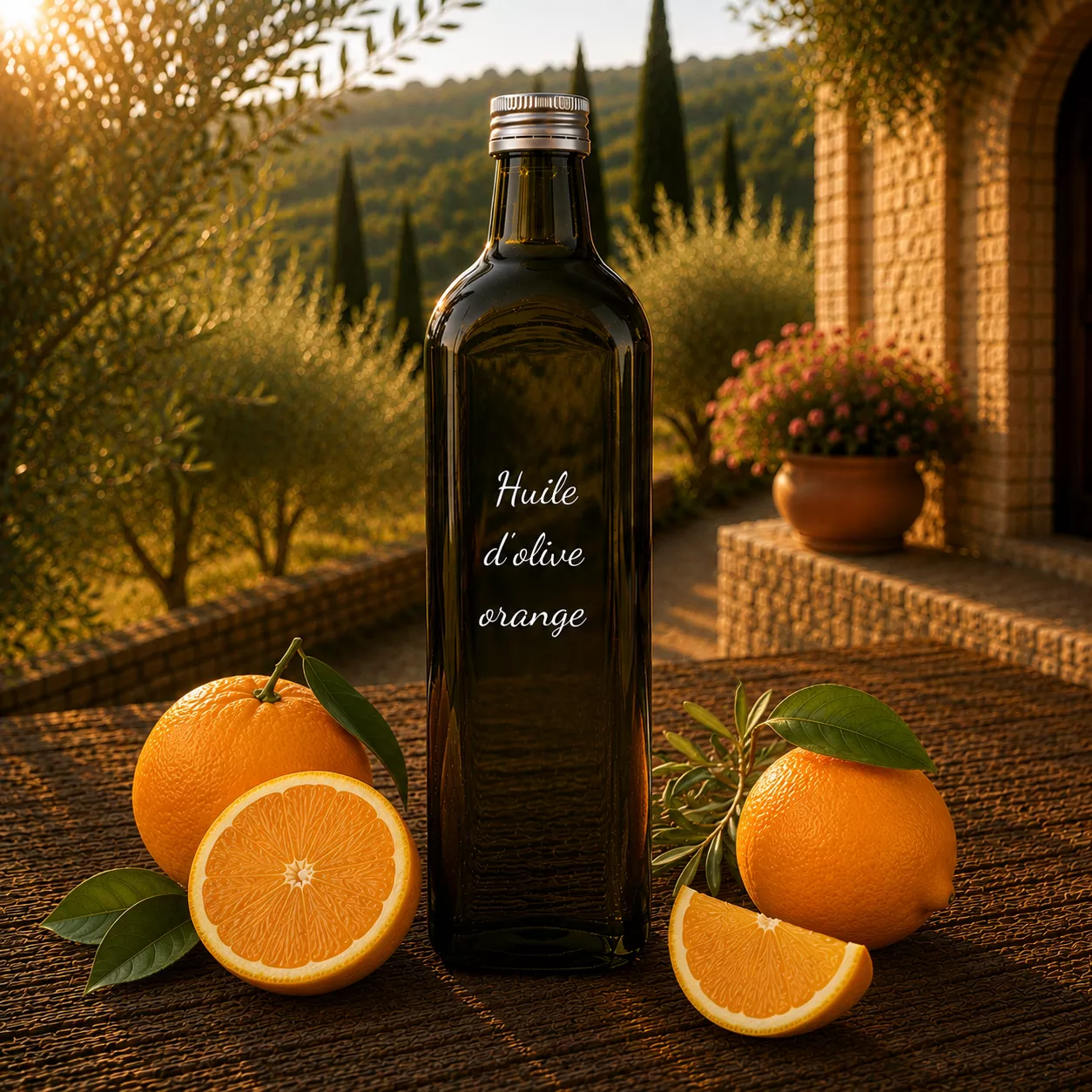 Huile d’olive orange 1 litre – Le Comptoir Gourmand