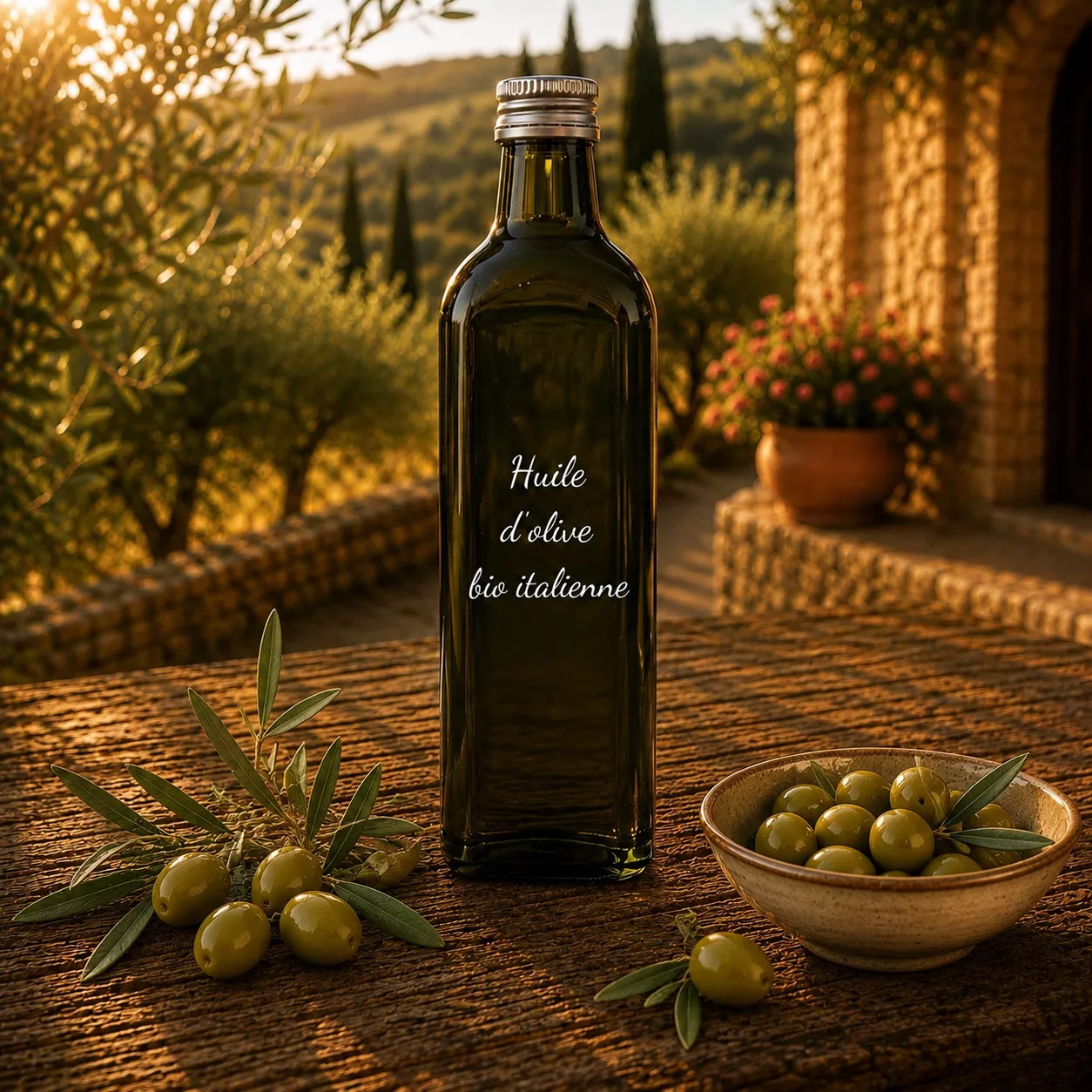 Huile d’olive bio italienne 1 litre – Le Comptoir Gourmand