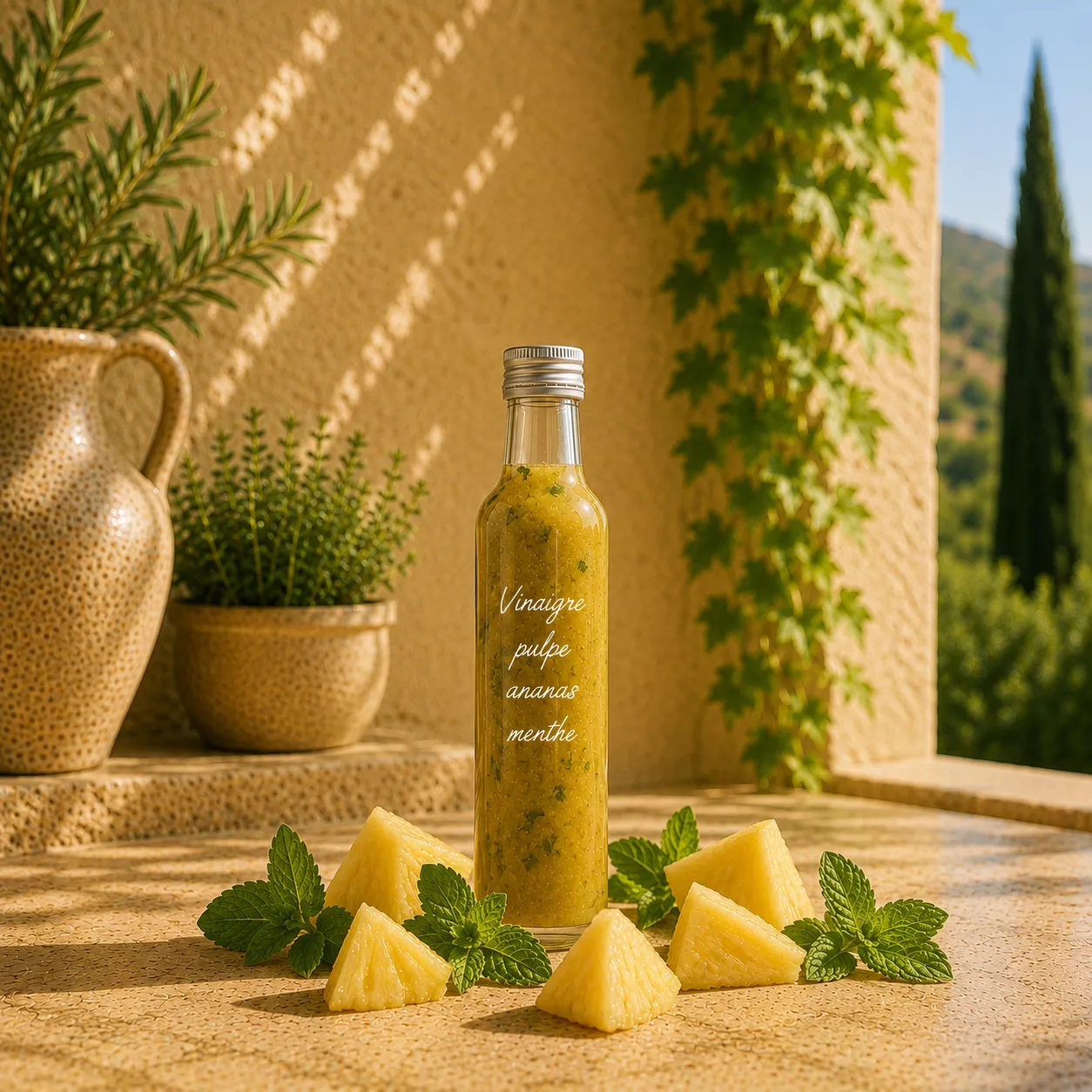 Vinaigre à la pulpe d’ananas et mangue 25 cl – Le Comptoir Gourmand