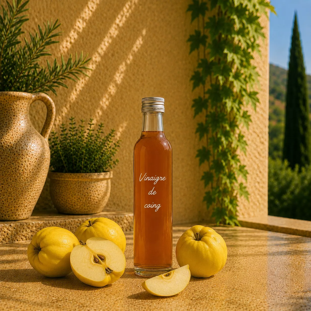 Vinaigre au coing 25 cl – Le Comptoir Gourmand