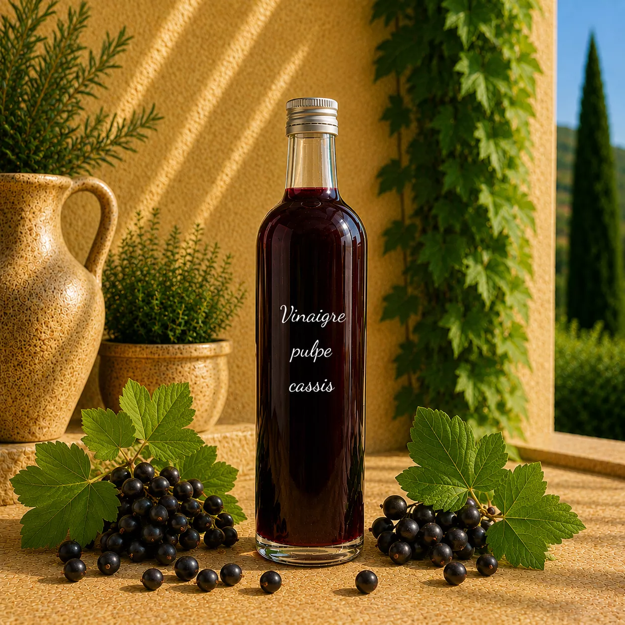 Vinaigre à la pulpe de cassis 25 cl – Le Comptoir Gourmand