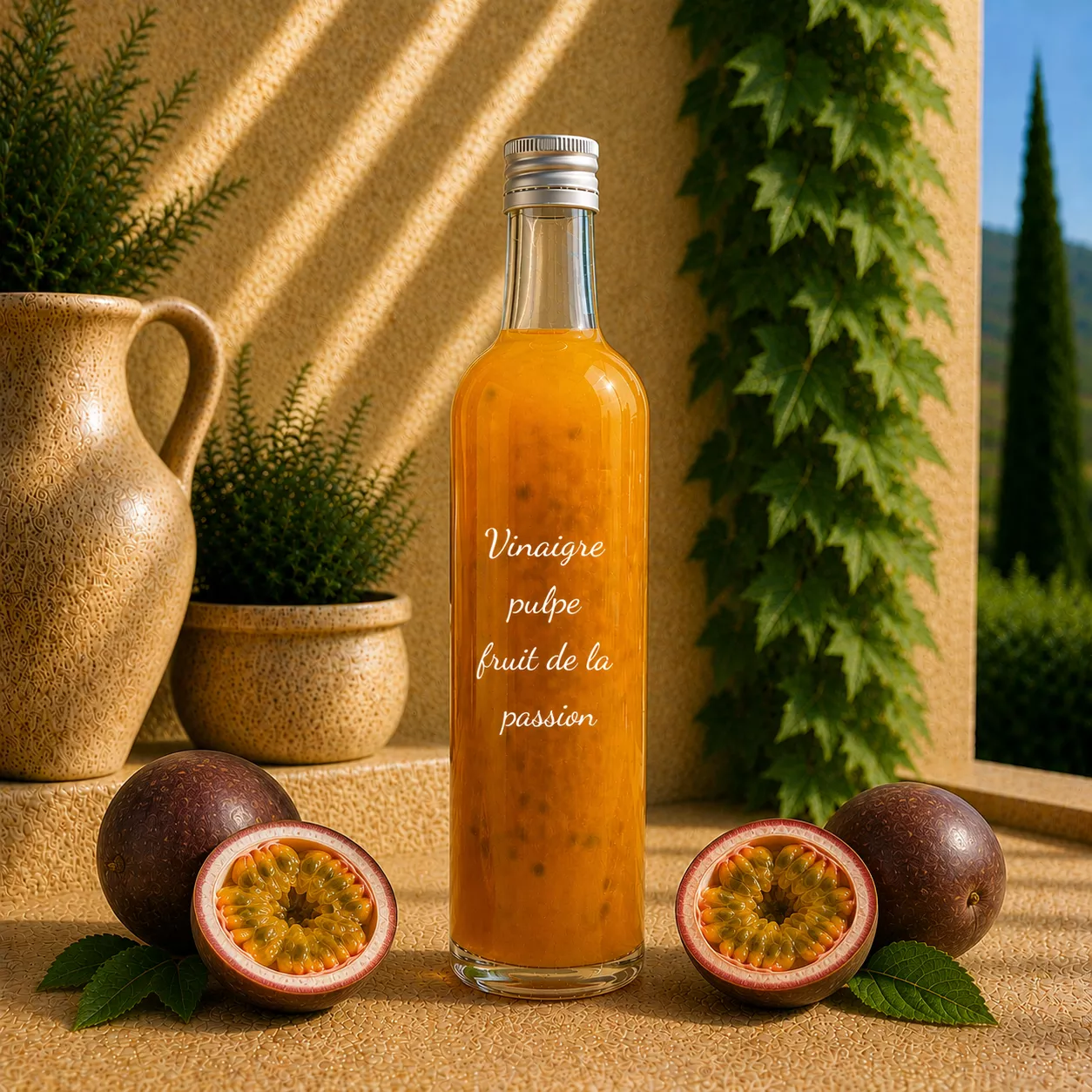Vinaigre à la pulpe de fruit de la passion 50 cl – Le Comptoir Gourmand
