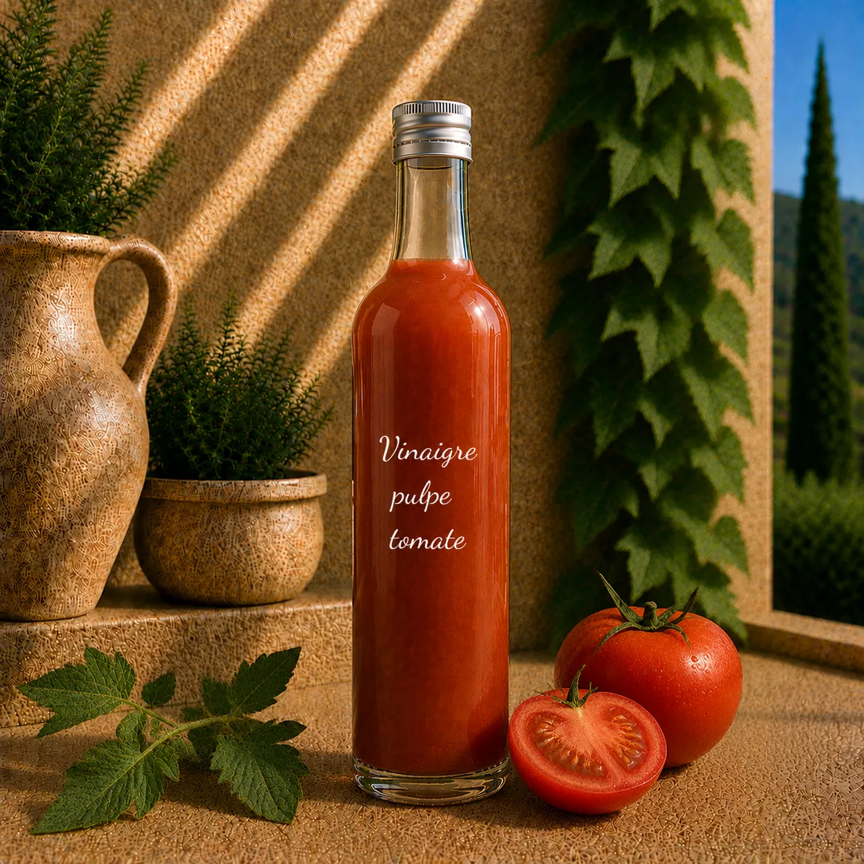 Vinaigre à la pulpe de tomate 50 cl – Le Comptoir Gourmand