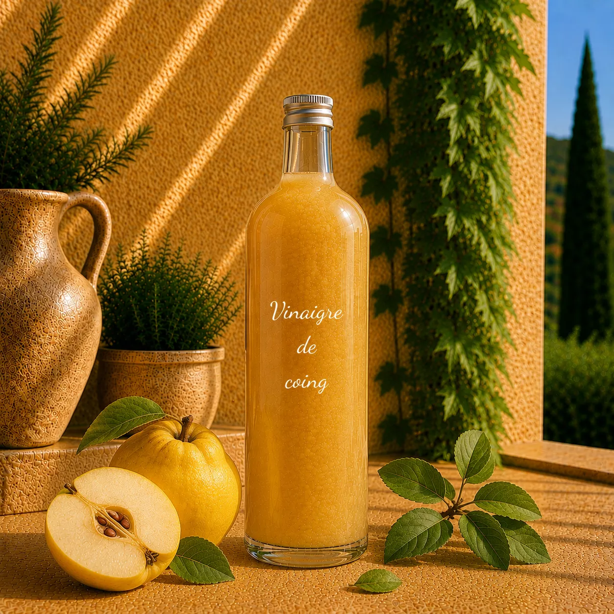Vinaigre de coing 1 litre – Le Comptoir Gourmand