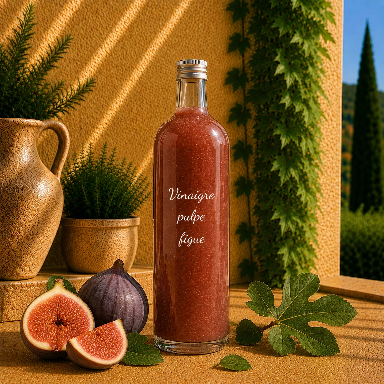 Vinaigre à la figue 1 Litre – Le Comptoir Gourmand