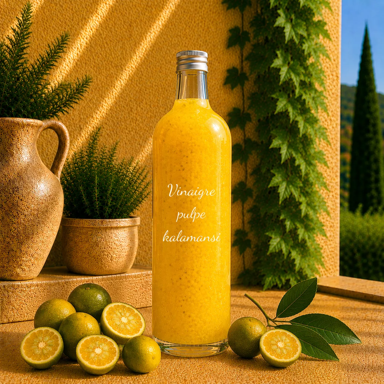Vinaigre à la pulpe de kalamansi 1 litre – Le Comptoir Gourmand