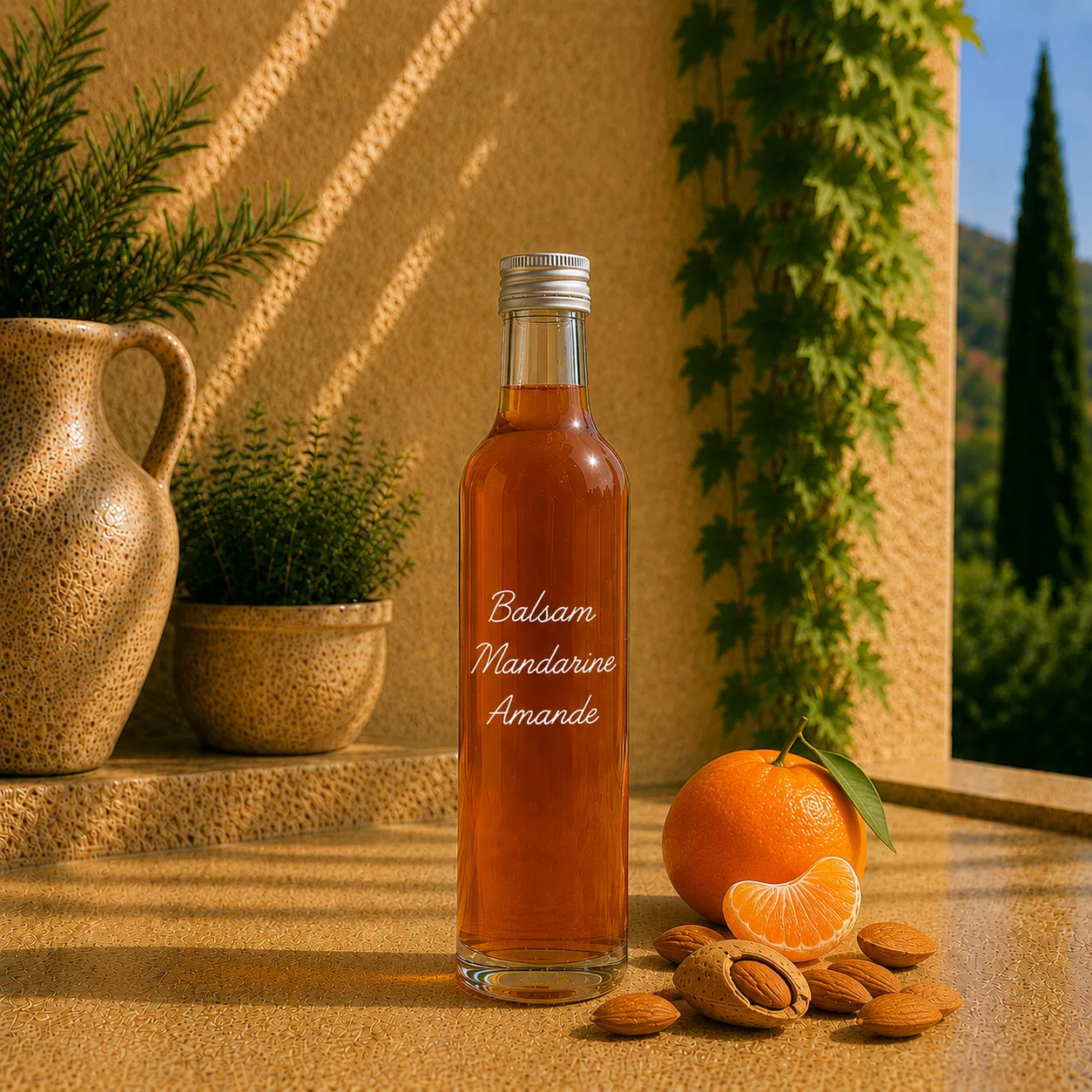 Balsam mandarine & amande d’Autriche 25 cl – Le Comptoir Gourmand