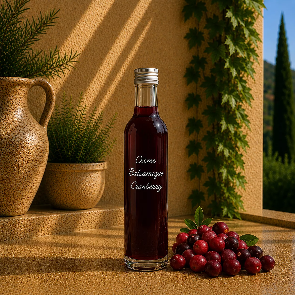 Crème balsamique cranberry 25 cl – Le Comptoir Gourmand