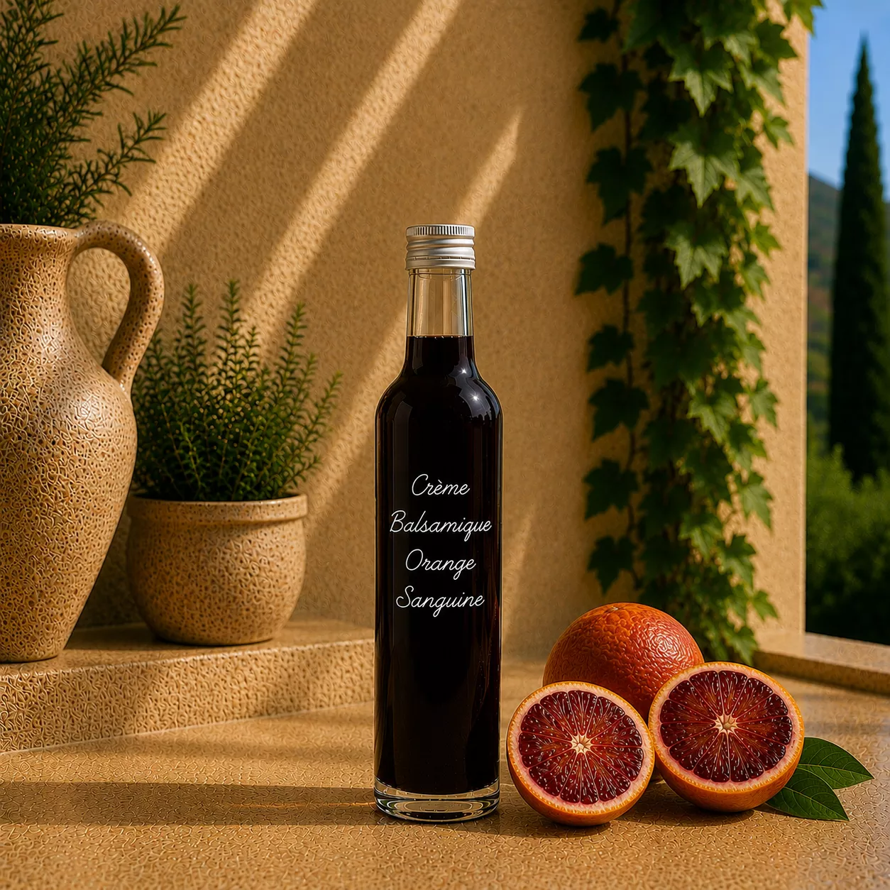 Crème balsamique orange sanguine 25 cl – Le Comptoir Gourmand