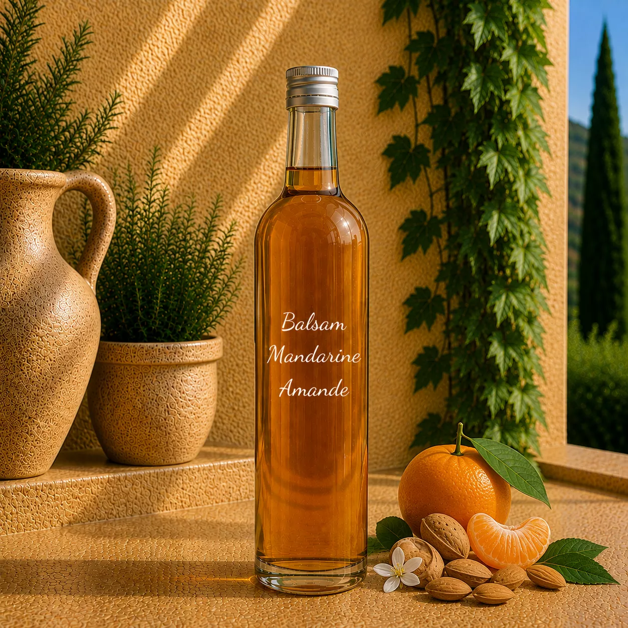 Balsam mandarine & amande d’Autriche 50 cl – Le Comptoir Gourmand