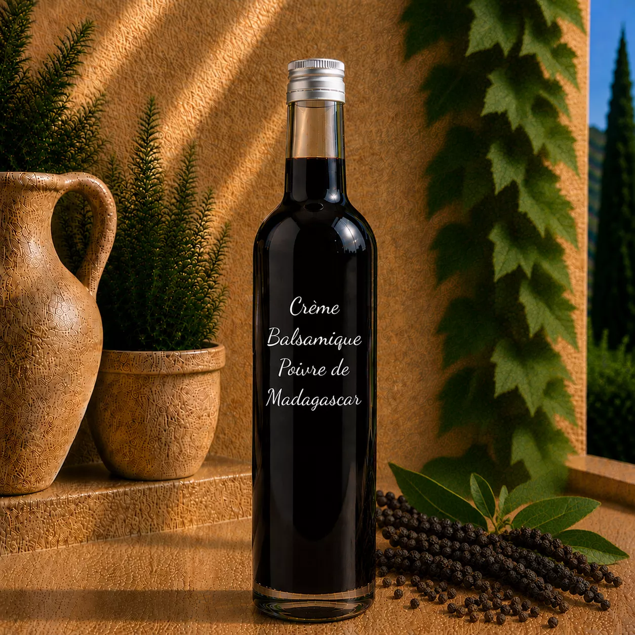 Crème balsamique au poivre de Madagascar 50 cl