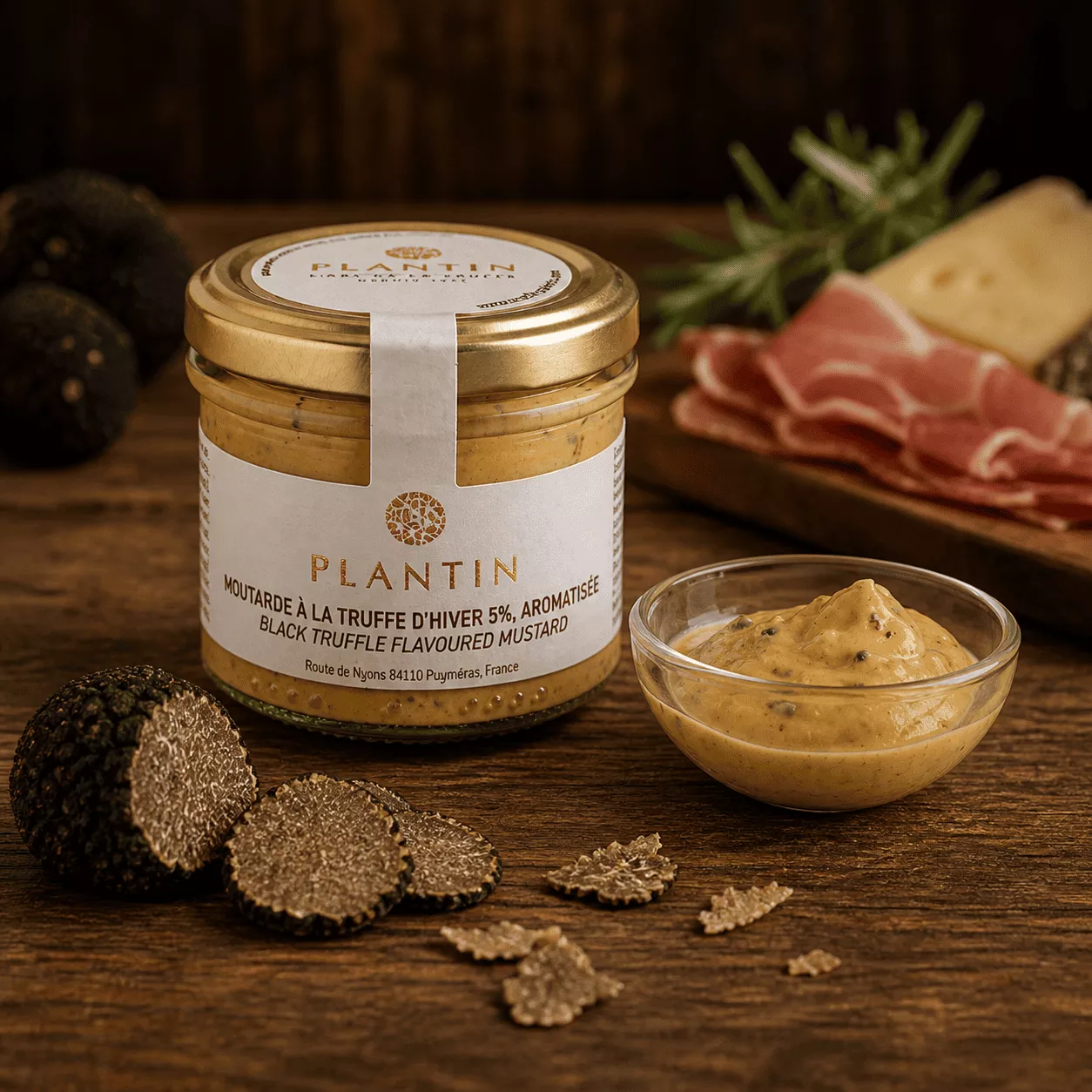 moutarde à la truffe d'été - plantin