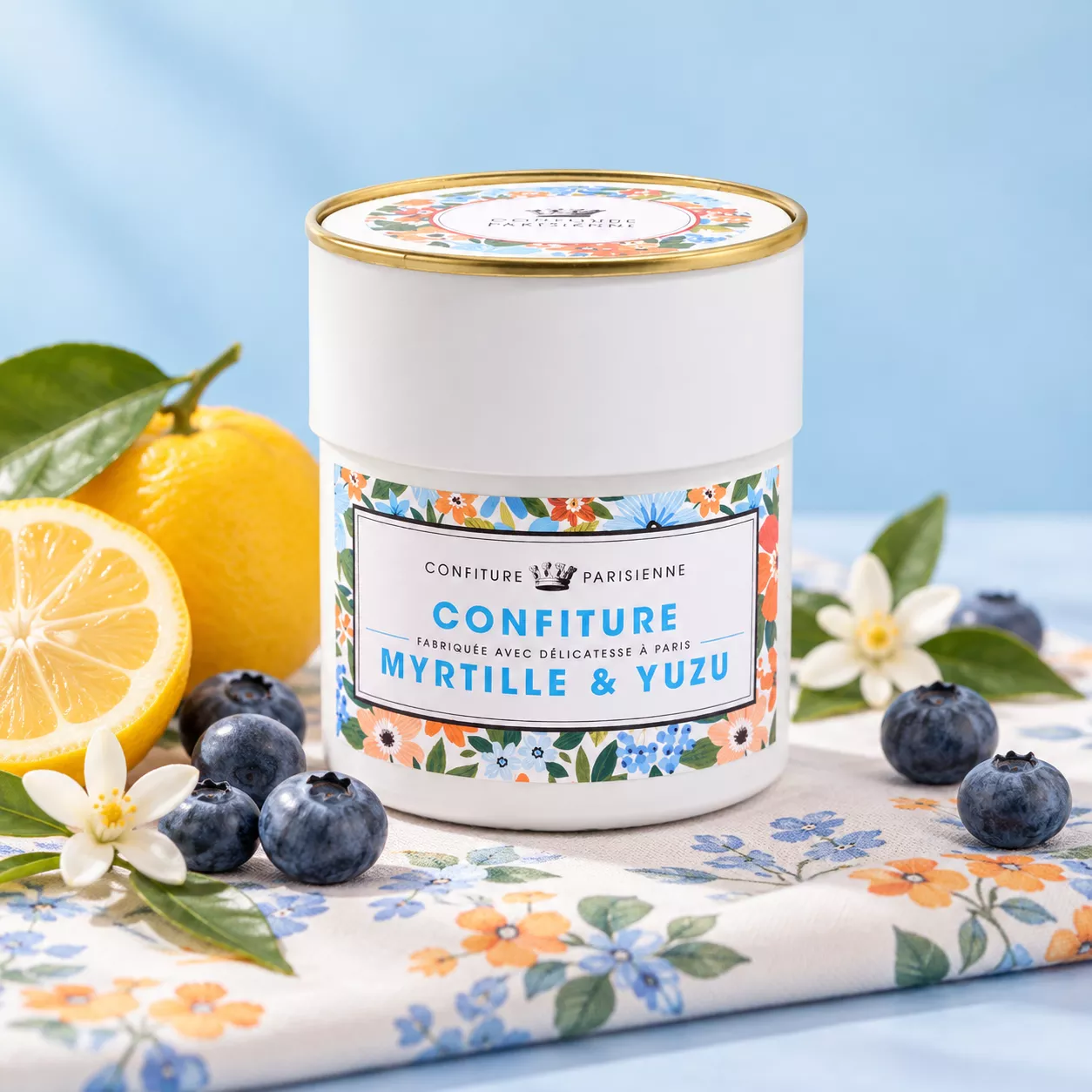 Confiture Parisienne Myrtille Yuzu