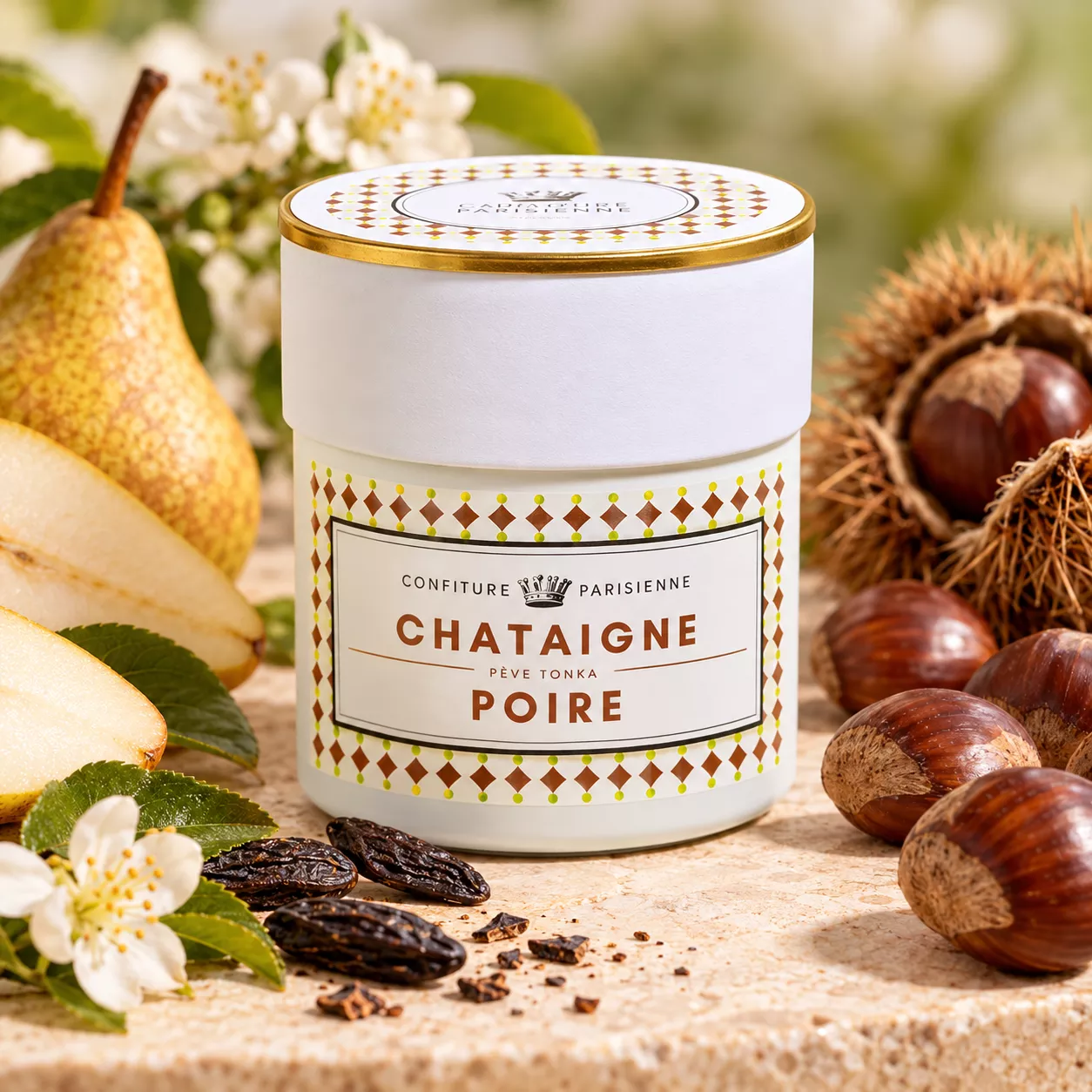 Confiture parisienne chataîgne poire