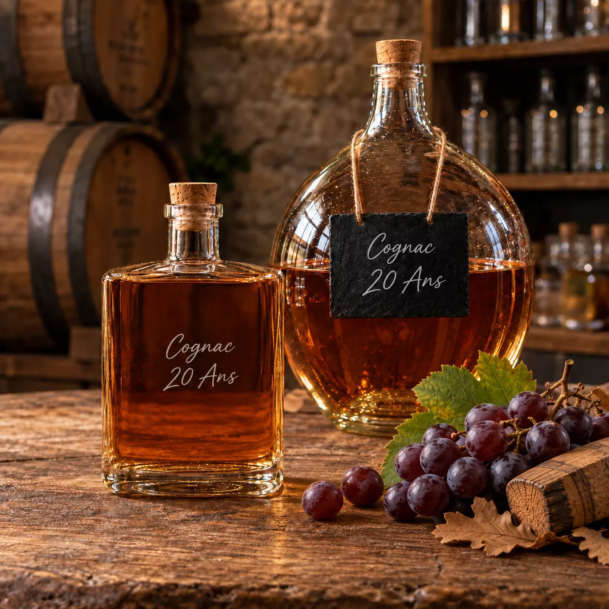 Cognac 20 ans en bouteille
