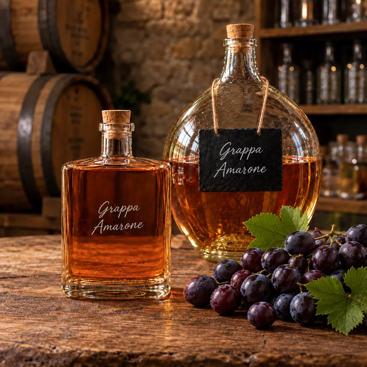 Grappa Amarone en bouteille