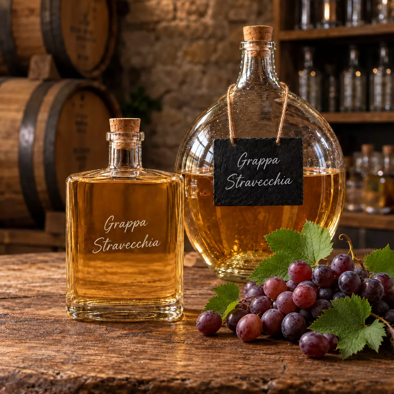 Grappa Stravecchia en bouteille