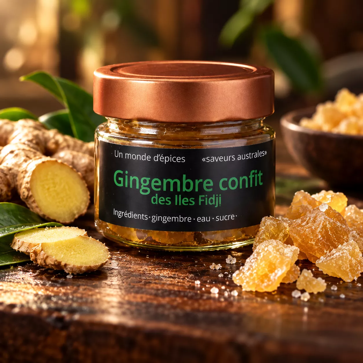 Gingembre confit des iles fidgi