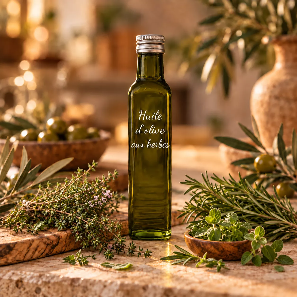 Herbes Huile d’olive aux herbes 25 cl – Le Comptoir Gourmand