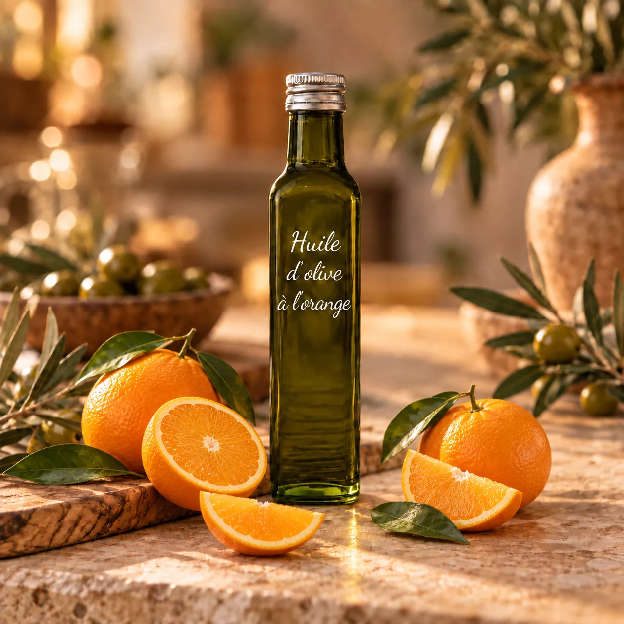 Huile d’olive à l’orange 25 cl – Le Comptoir Gourmand