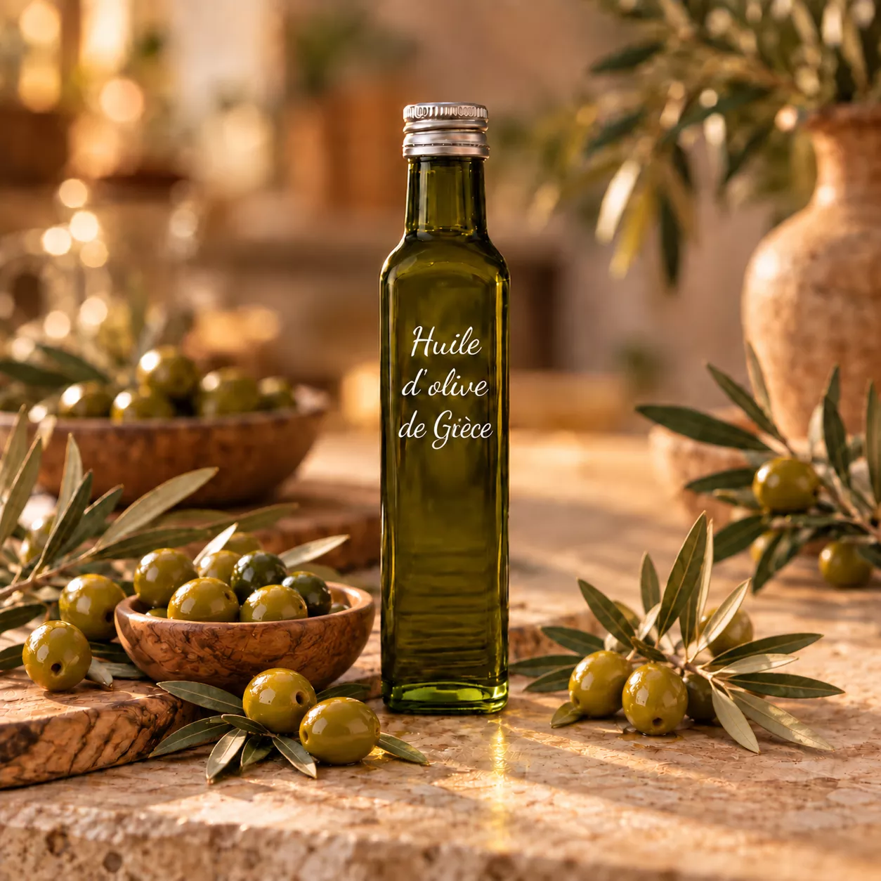 Huile d’olive bio de Grèce 25 cl – Le Comptoir Gourmand