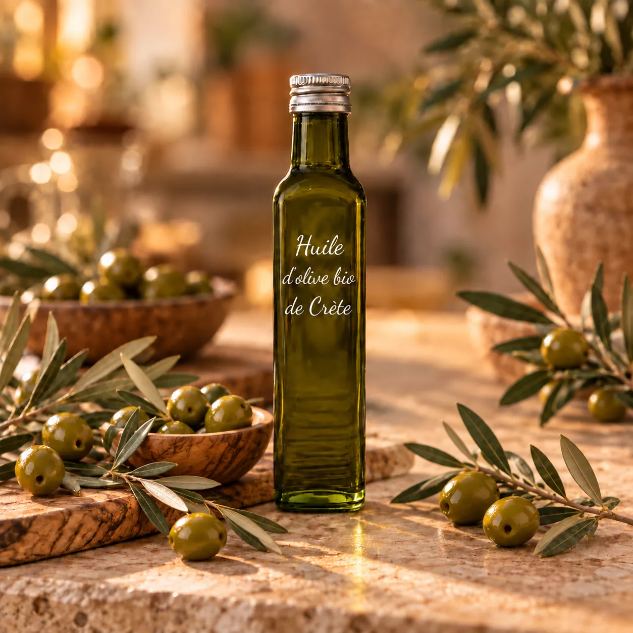 Huile d’olive Bio Crète 25 cl – Le Comptoir Gourmand