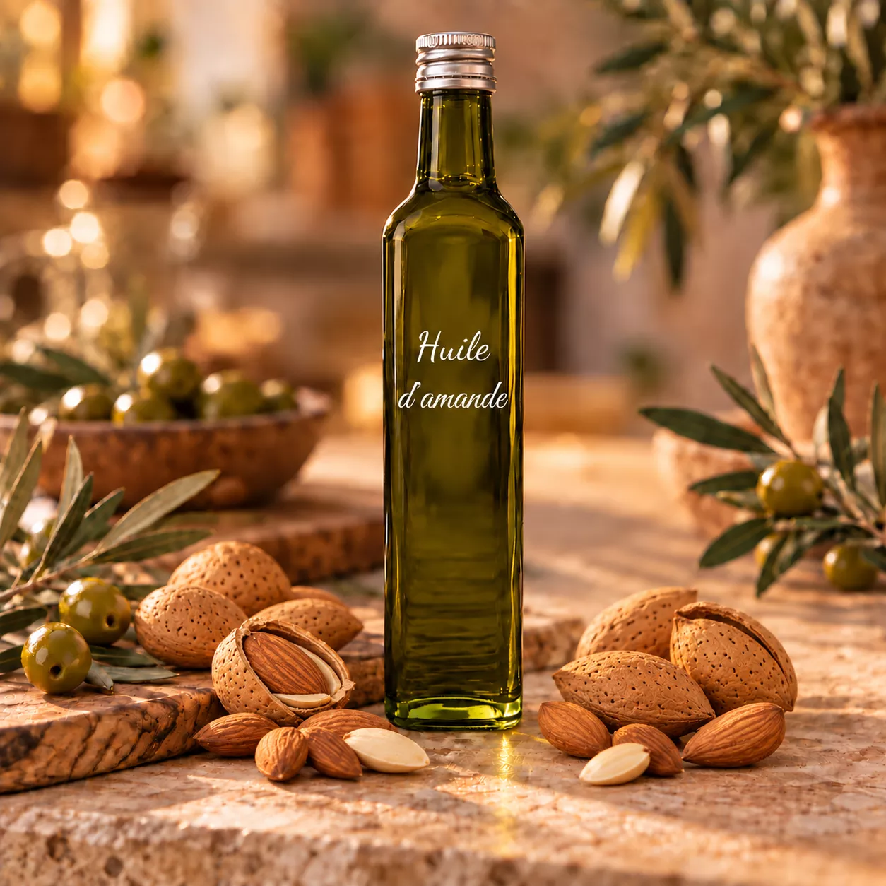 Huile d’amande 50 cl – Le Comptoir Gourmand
