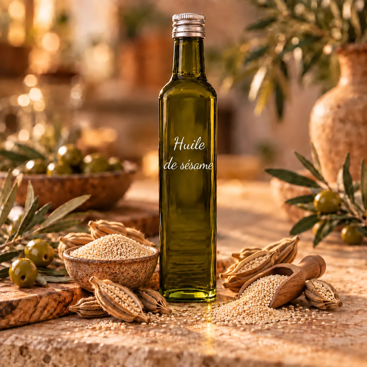 Huile de sésame 50 cl – Le Comptoir Gourmand