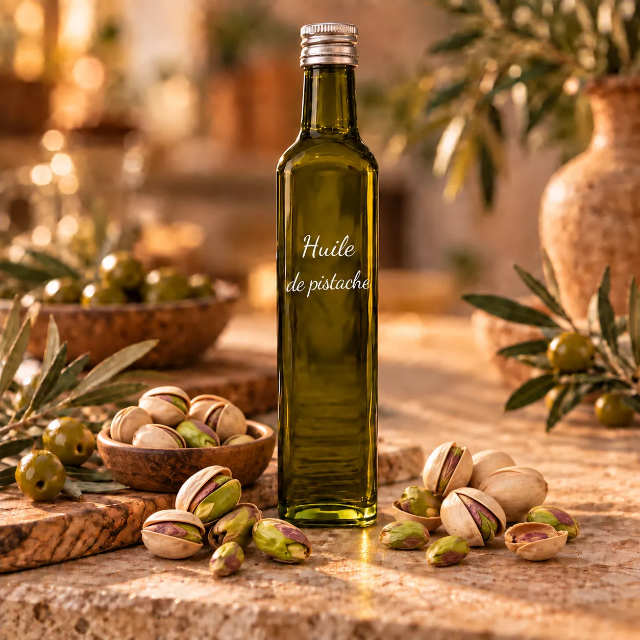 Huile de pistache 50 cl – Le Comptoir Gourmand