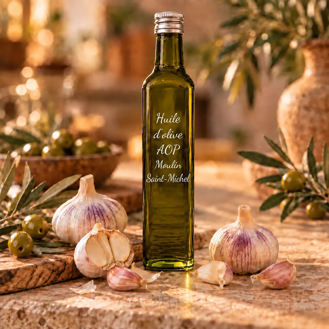 Huile d’olive moulin st michel 50 cl – Le Comptoir Gourmand