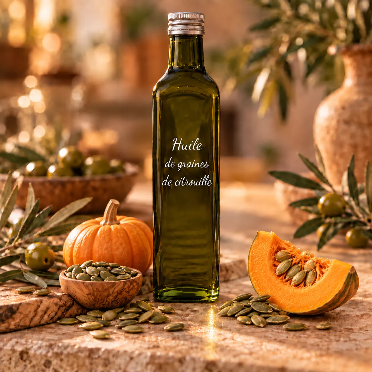 Huile de graines de citrouille 1 L – Le Comptoir Gourmand