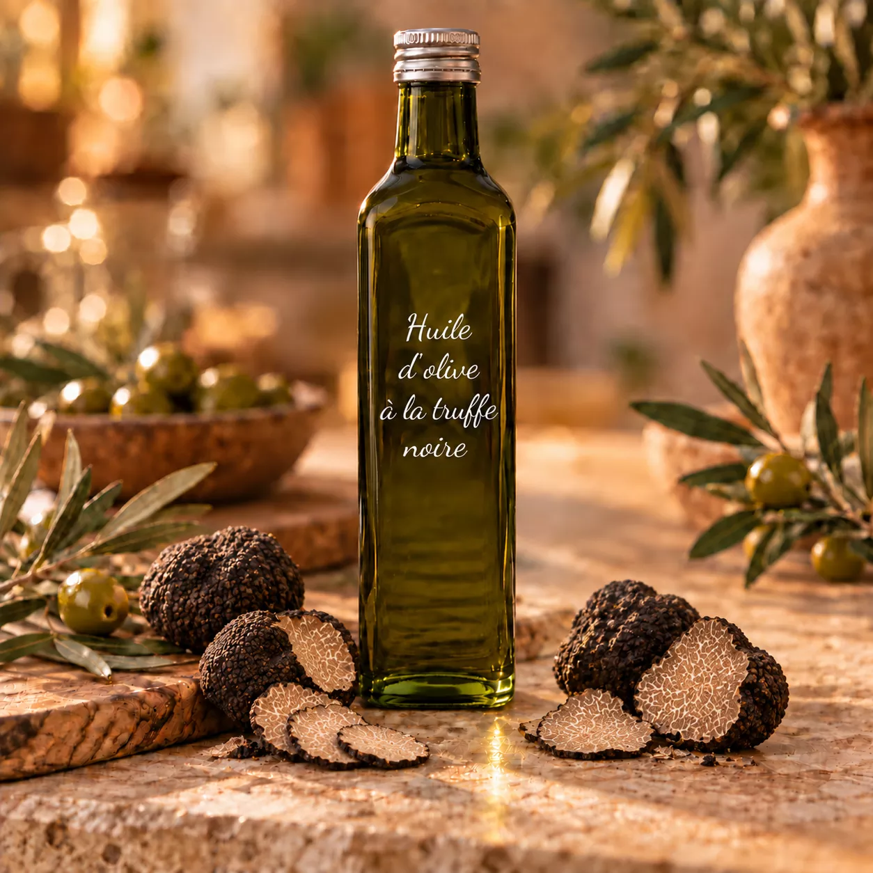 Huile d’olive à la truffe noire 1 L – Le Comptoir Gourmand