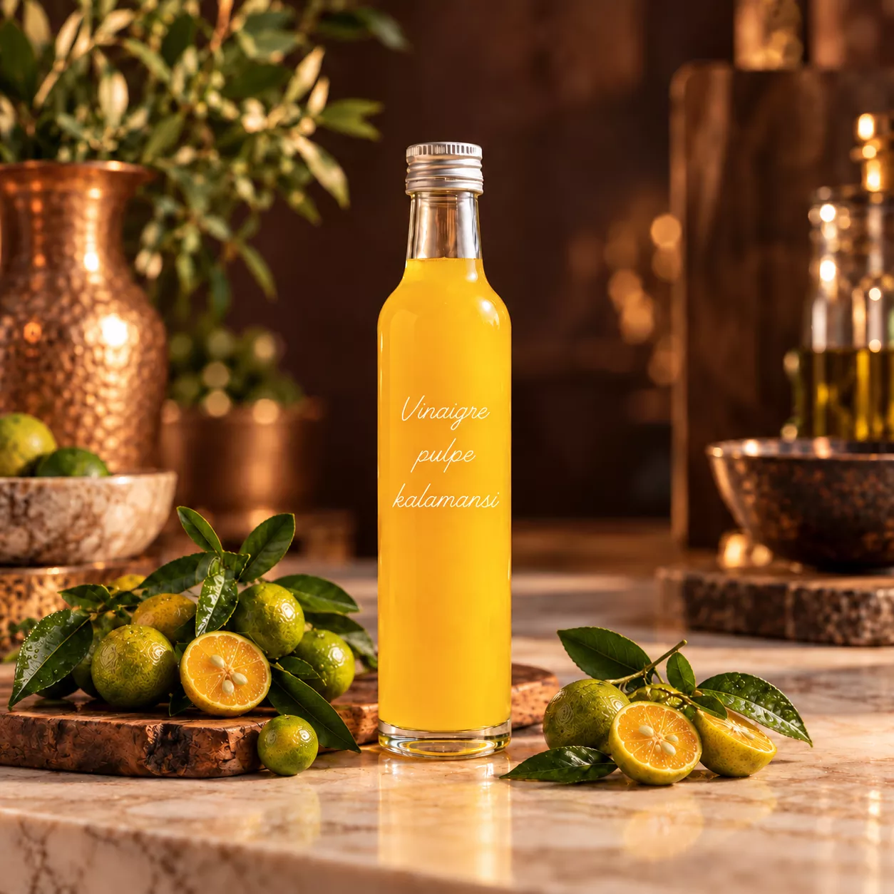 Vinaigre à la pulpe de kalamansi 25 cl – Le Comptoir Gourmand