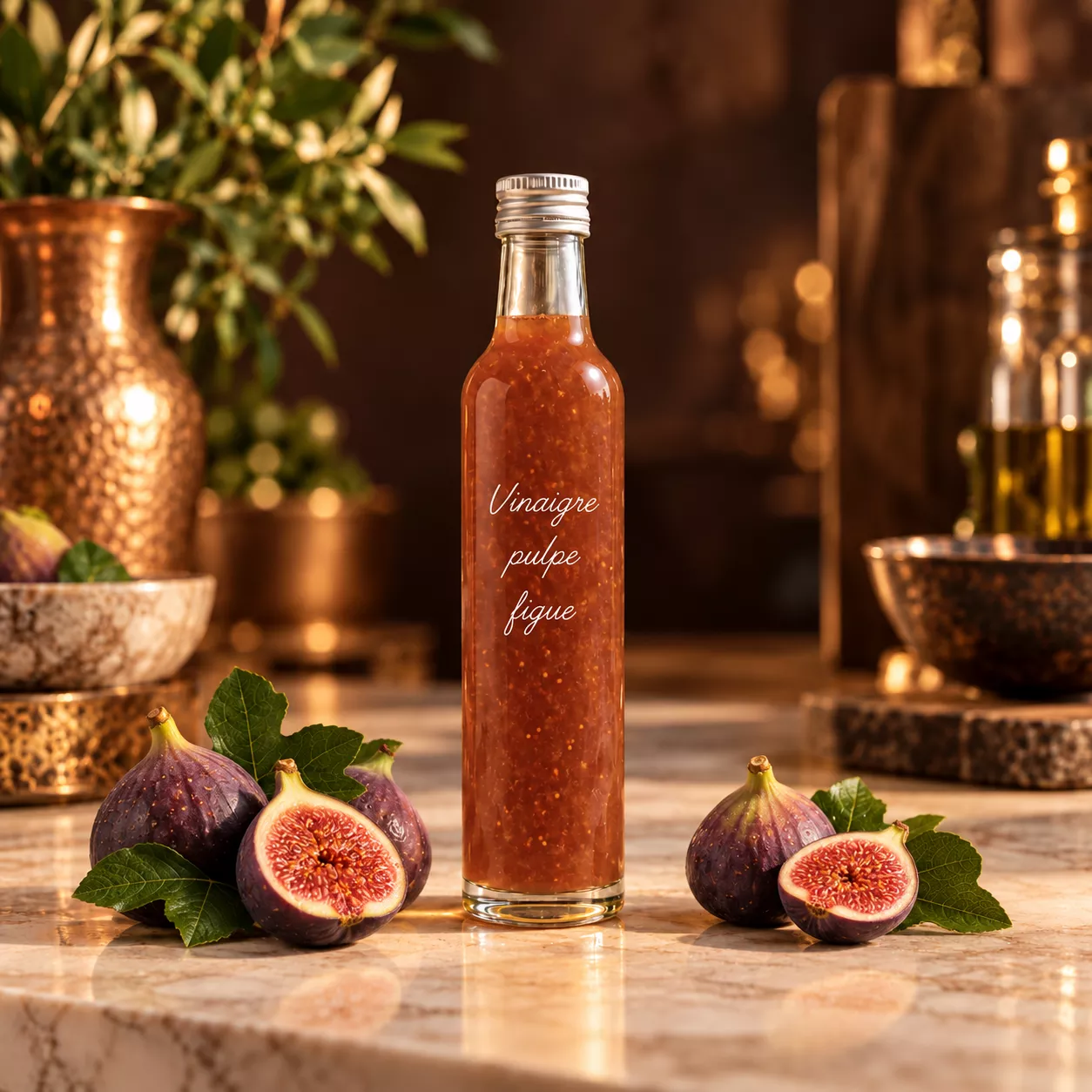 Vinaigre à la pulpe de figue 25 cl – Le Comptoir Gourmand