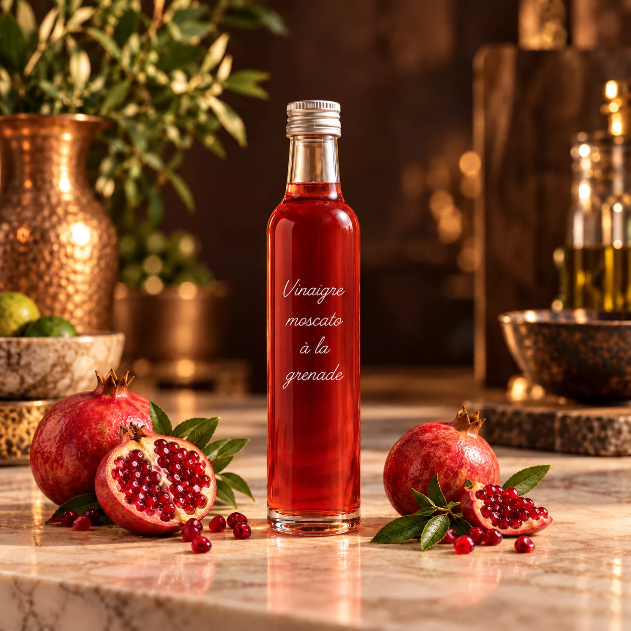 Vinaigre Moscato à la grenade 25 cl – Le Comptoir Gourmand