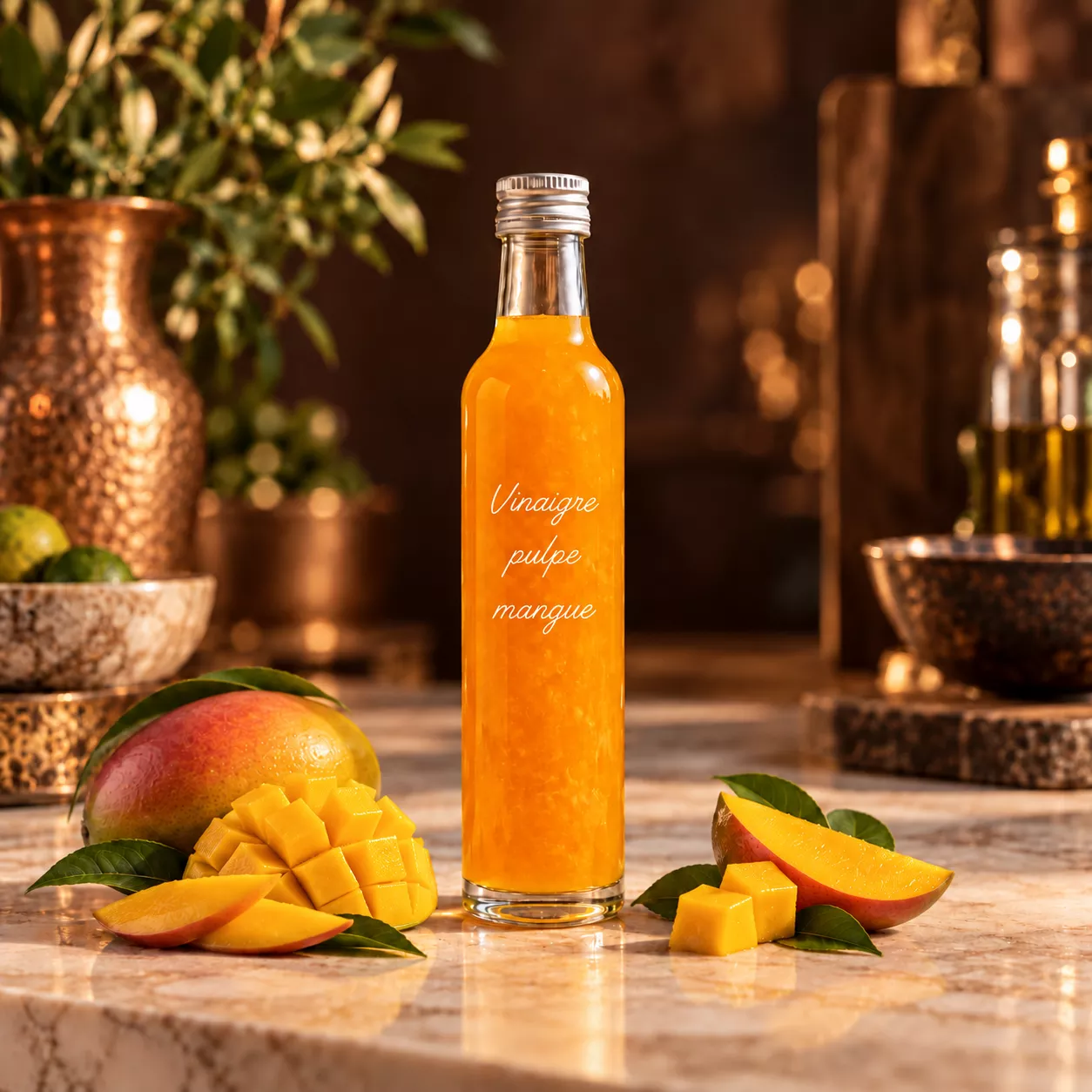 Vinaigre à la pulpe de mangue 25 cl – Le Comptoir Gourmand